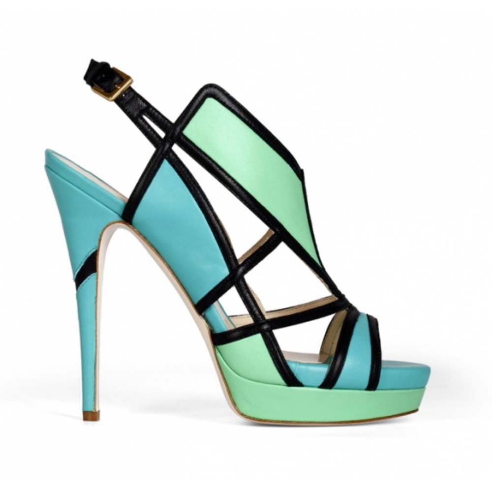 Burak Uyan leather Heels, size 38